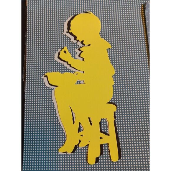 Vintage Lot Of 6 Scherenschnitte Pre-cut Patterns And Backgrounds Lot #4 - Picture 6 of 7